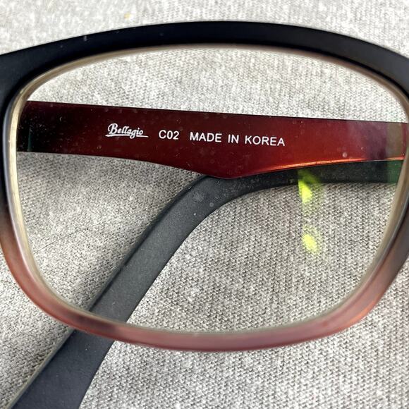 Bellagio Ombre Brown Red Glasses Frames Eyeglasses 748 49 18 145 - Picture 3 of 7